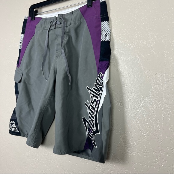 Quick silver men swim multicolor board shorts size 30 - Picture 13 of 15